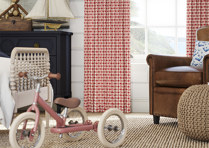 Whaley Great, Gingham Star Regatta - Made to Measure Curtains - Image 5